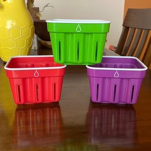 Plastic fruit containers